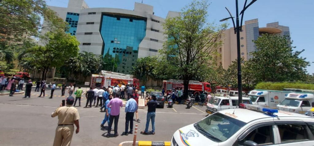 Pune: 19 Injured In Massive Fire At Marigold IT Park Building In Kalyaninagar; Rescue Operation Underway