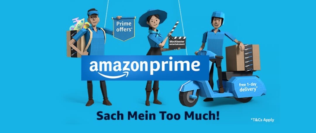 Amazon Prime Unveils 'Sach Mein Too Much' Campaign, Emphasizing the Delight of Abundant Benefits