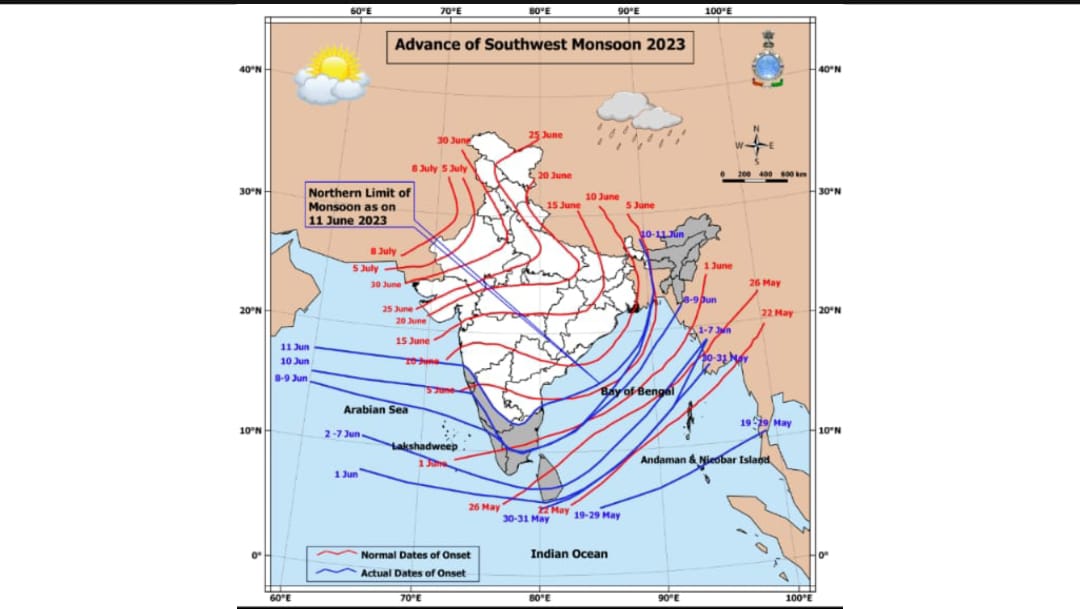 Delayed Monsoon Hits South Maharashtra, Sets New Northern Boundary