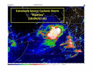 Extremely Severe Cyclonic Storm "Biparjoy" Intensifies, Expected to Cross Saurashtra-Kutch Coast
