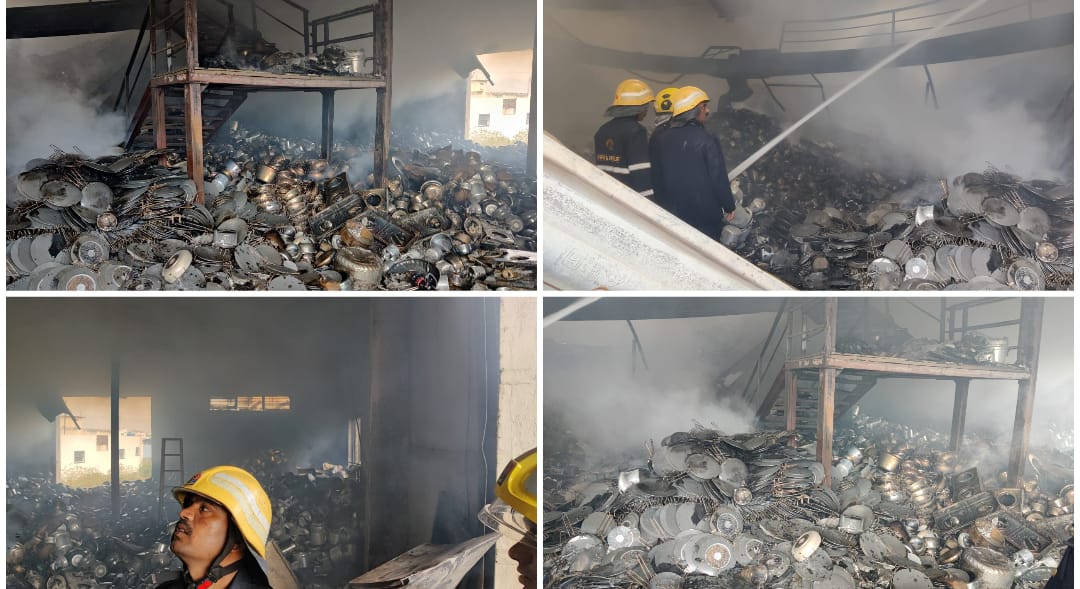 Pune: Fire Breaks Out in Two Godowns in Mantarwadi, Devachi Urali; No Casualties Reported