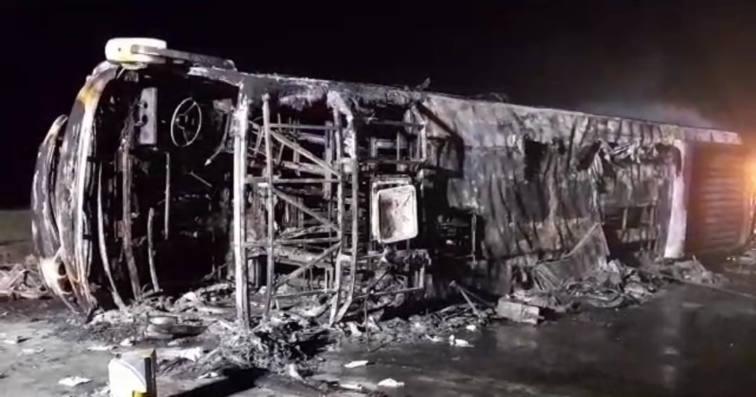 Maharashtra: 25 Dead After Bus From Nagpur To Pune Catches Fire On Samruddhi Expressway