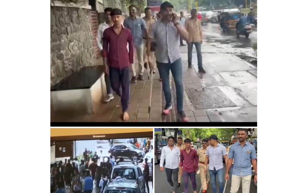 Pune: Police Parade Youth Arrested For Brandishing Weapon In College Premises