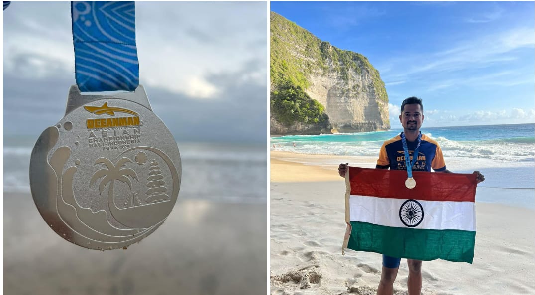 Pune Swimmer Overcomes Challenges at Oceanman Race in Bali, Secures World Championship Slot