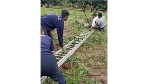 Man Stuck In Swamp Rescued By Fire Brigade Officials