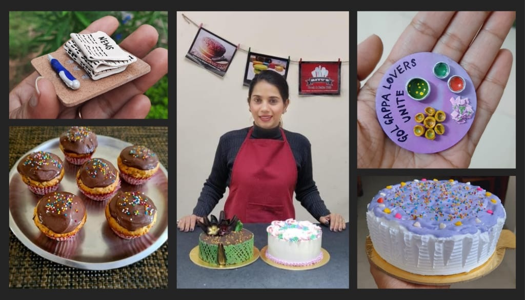 Palak Sharma baking journalist