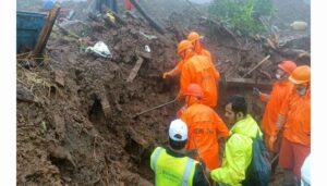 Search And Rescue Operation Resumes On Second Day At Landslide Incident Site In Raigad