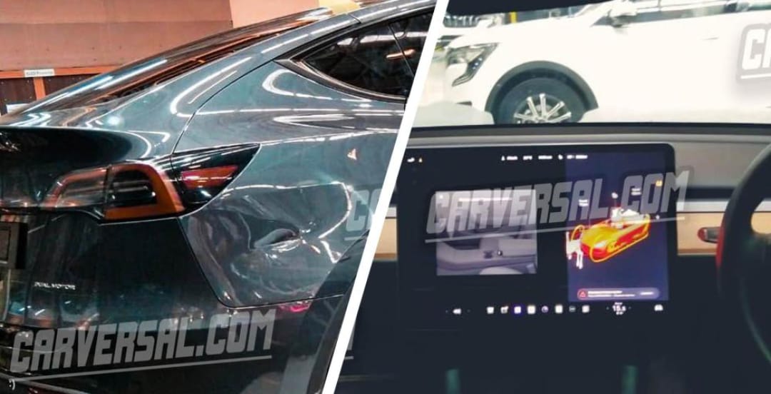 Tesla's Y Model Spotted At Mahindra's Testing Facility In Pune, Hints Launch Soon : Reports