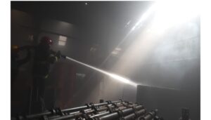 Fire Breaks Out At Company In Chikhali
