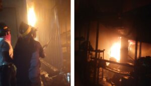 Fire Breaks Out At Company Warehouse