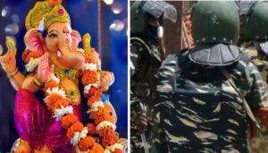Ganesh Festival With Robust Security