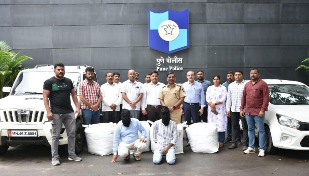 Ganja Worth Over Rs 1 Crore Seized From Car With Maharashtra Govt Written On It, Three Arrested