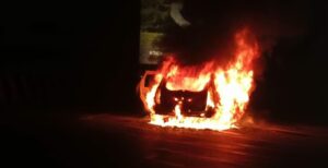 Car Fire Near Khandala Exit On Mumbai-Pune Expressway