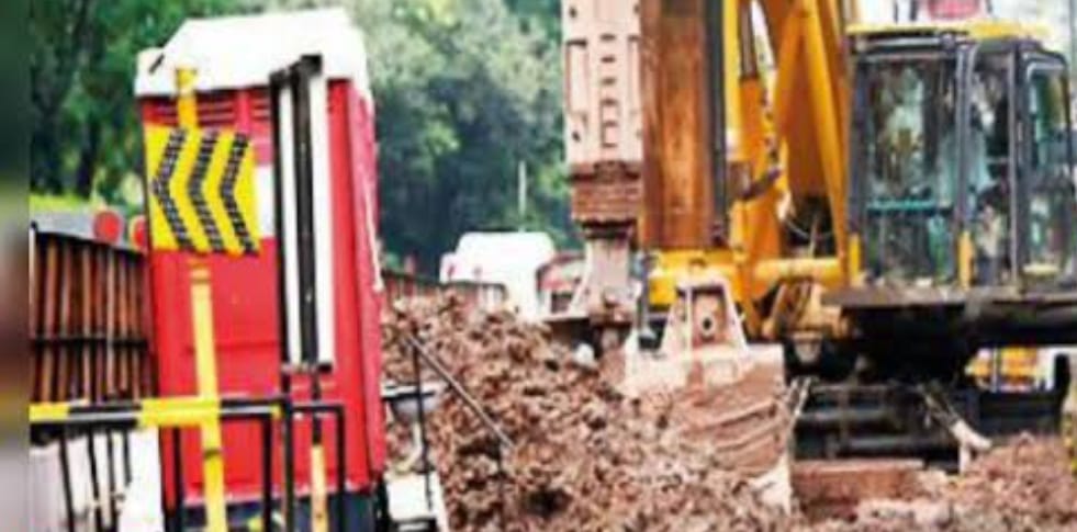Pune: Water Pipeline Damaged During Metro Work At University Chowk, Supply To Over 50K Families Affected