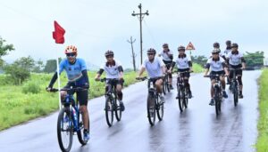 NDA Cadets and Officers Conquer 150 km Cycling Challenge to Mark 75 Glorious Years
