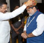 Pune: Minister of Industries of Maharashtra, Uday Samant Visits Shivsrushti