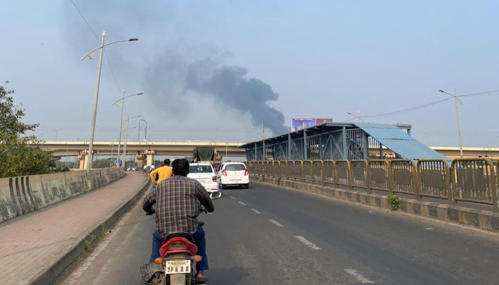 Fire Erupts at Bhosari Company