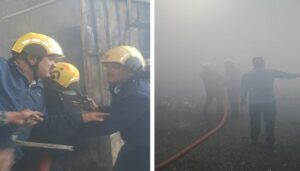 Fire Reported At Warehouse In Devachi Uruli