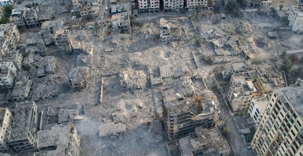 Gaza after Israeli bombings