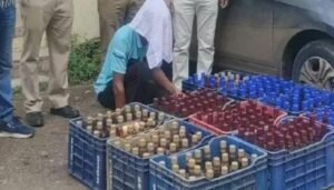 Liquor Prohibited For Sale Outside Goa Seized From Ambegaon By Excise Dept