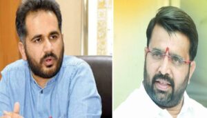 MLA Landge and Commissioner Singh