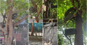 Neglected Electrical Wires In Kalyani Nagar