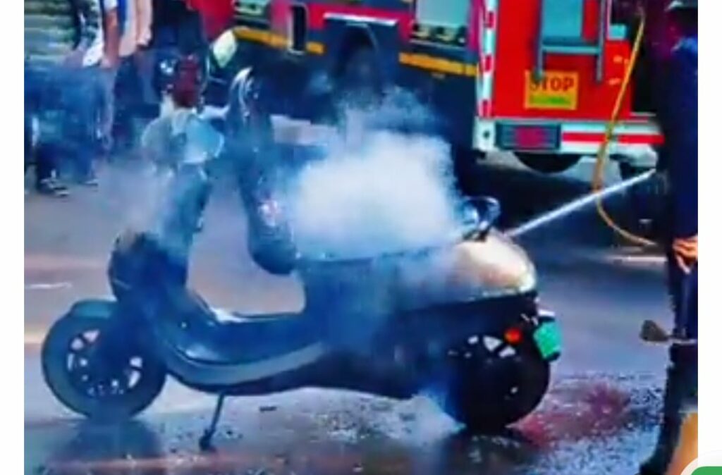 Ola Electric Scooter Catches Fire in Pune for the Second Time Punekar