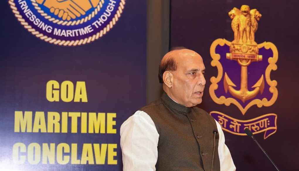 Rajnath Singh at Goa Maritime Conclave