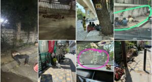 homeless people in Kalyaninagar