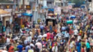 Crowed-market-shopping