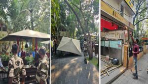 PMC Demolishes Illegal Constructions At 13 Hotels on Apte Road