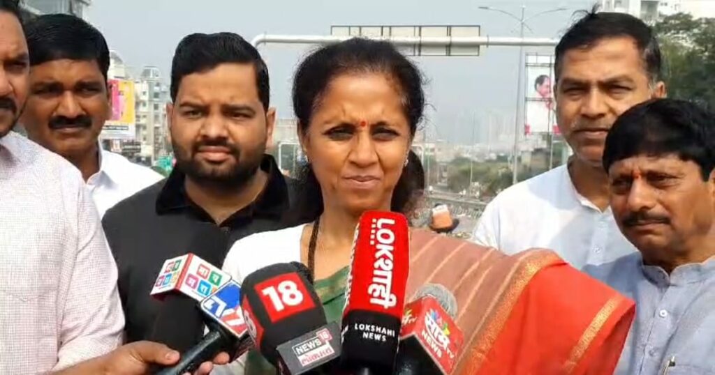 Pune, MP Supriya Sule Calls For White Paper And Audit Of Chandni Chowk Project