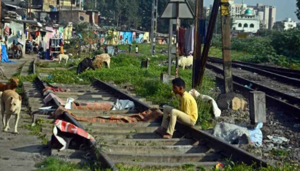 Railway Over Bridge In Ghorpadi