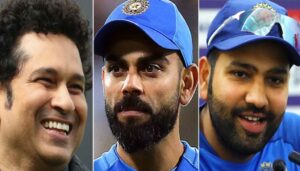 Sachin, Rohit, Virat
