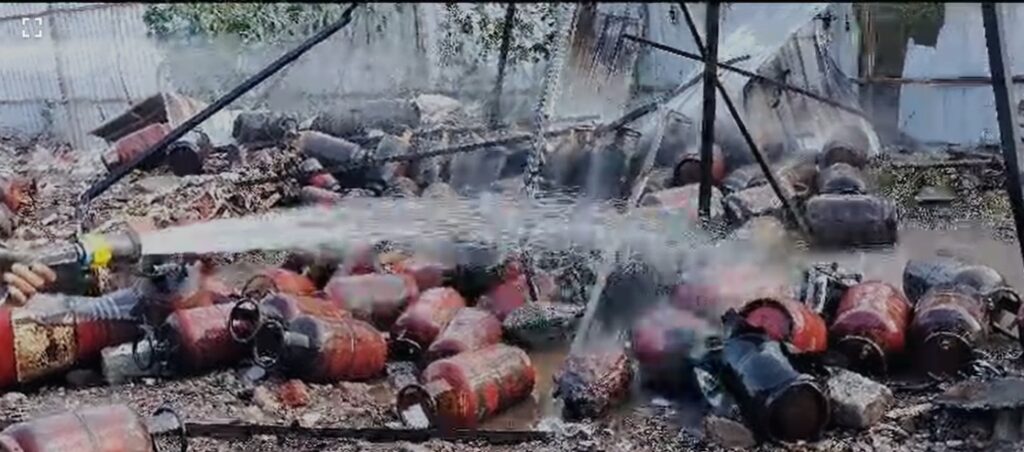 Cylinder Blast in Viman Nagar