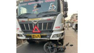 Fatal Collision on Triveninagar-Talawade Road