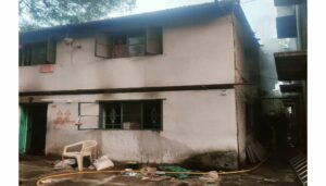 Fire Breaks Out Behind Hanuman Temple in Phulenagar