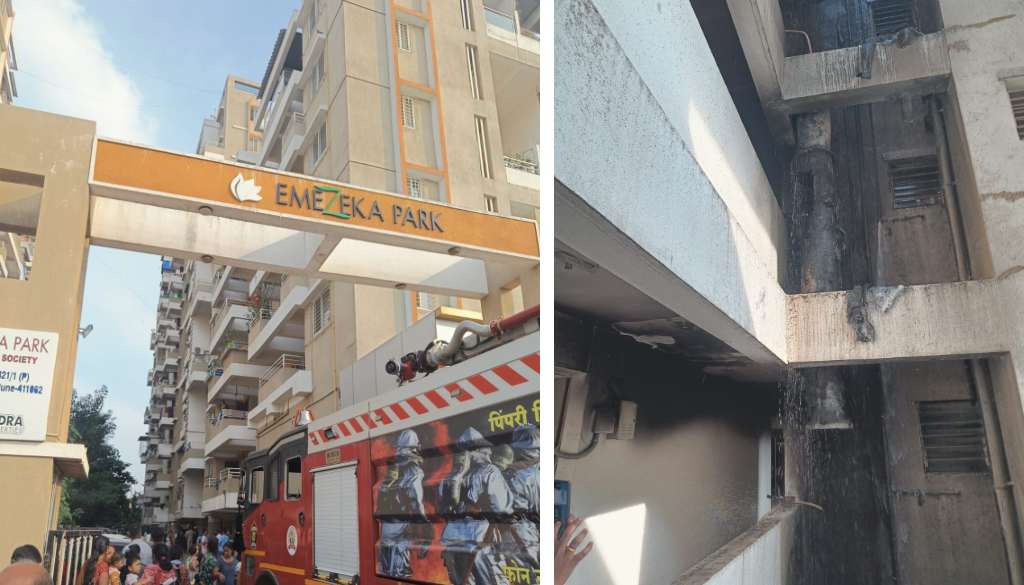 Fire at Emezeka Park Building