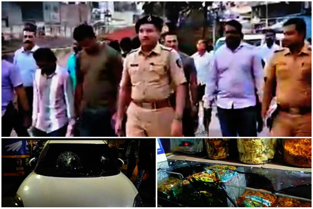 Pune Hadapsar Police Parade Perpetrators of Violent Rampage Punekar News