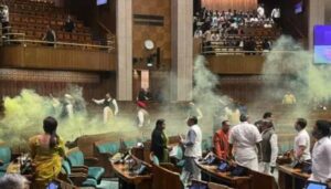 Lok Sabha Smoke Disruption