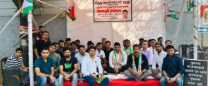 NCP protest against Punawale garbage depot