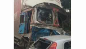 Vehicle Collision On Bhumkar Bridge