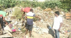 Garbage dumping Kalwad