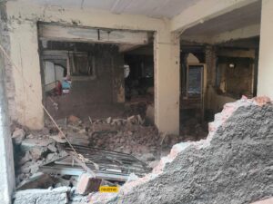PMC Demolishes Illegal Commercial Structures in Budhwar Peth Housing Society Drive