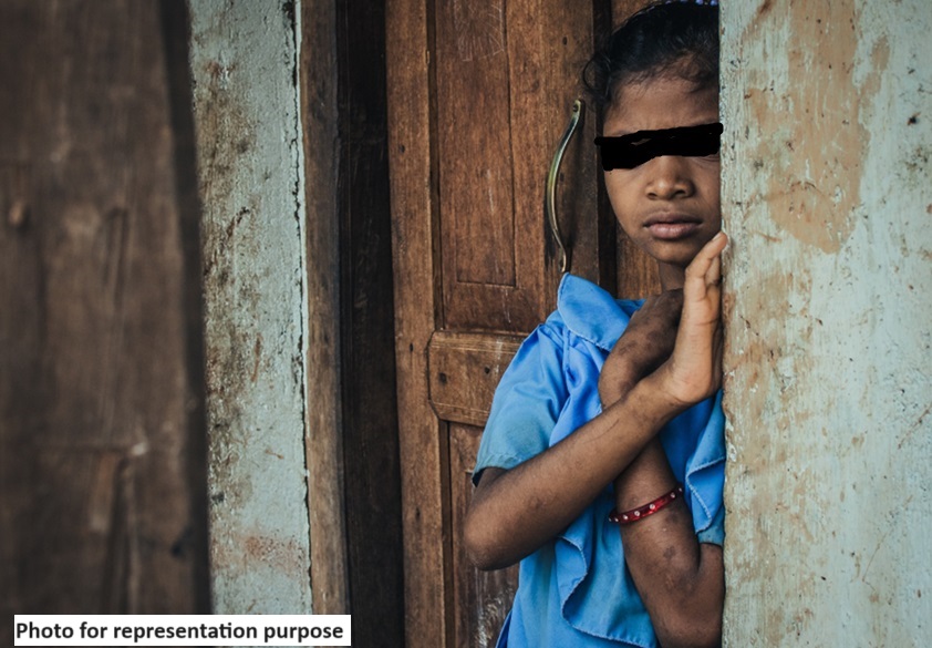 girl in shelter home