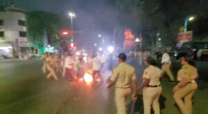 Burning Effigy of PM Modi