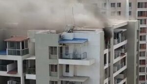 Fire Breaks Out in Residential Area