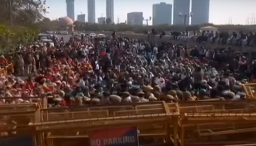 NOIDA farmers protest