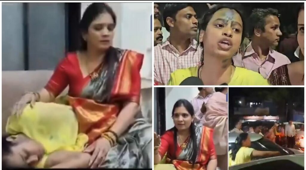 Pune Bhakti Kumbhar Hailed As Heroine For Protecting Journalist Nikhil Wagle During BJP Attack