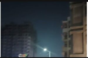 Pune Emergency Teams Mobilize In Wakad as Four-Storey Building Tilts